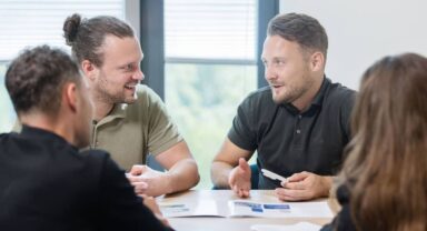 Collega's in gesprek